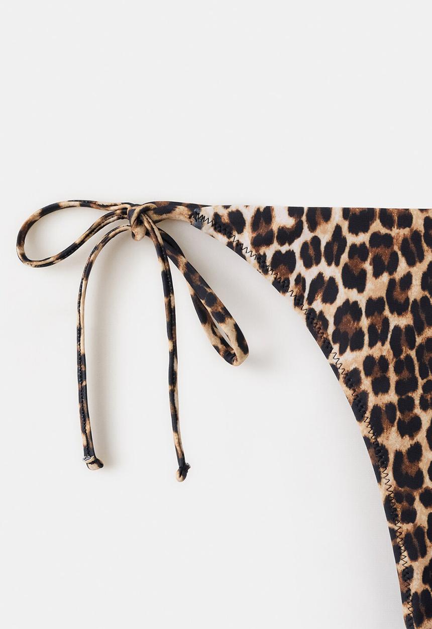 MANGO - Bikini pantie lea - brown