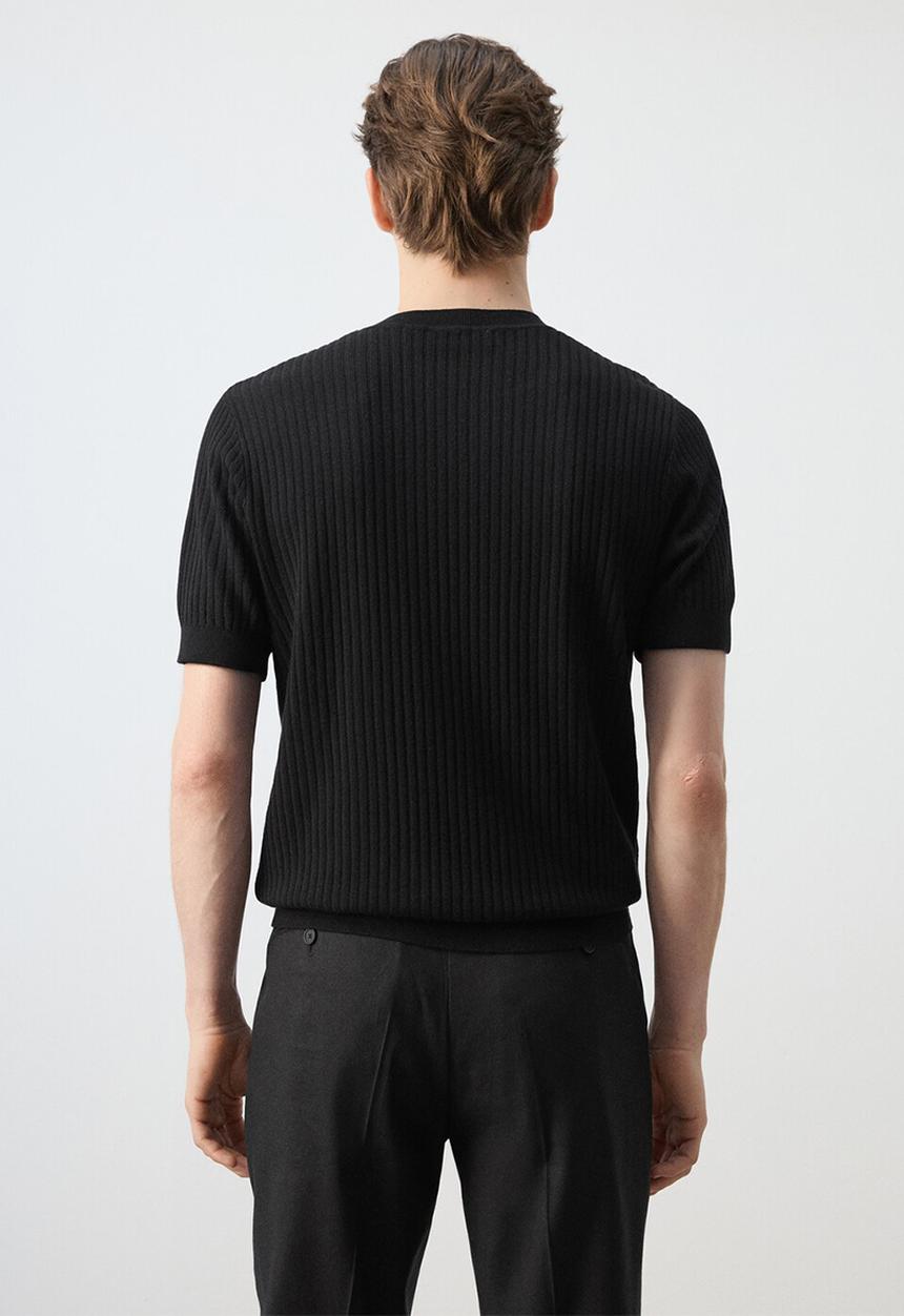 MANGO - T-Shirt Paule - Black