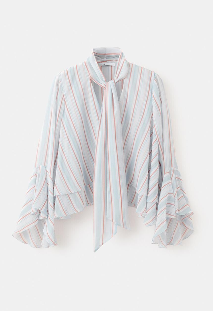 MANGO - Blouse leif - medium blue