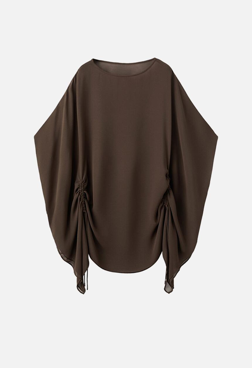 MANGO - Kaftan nit- brown