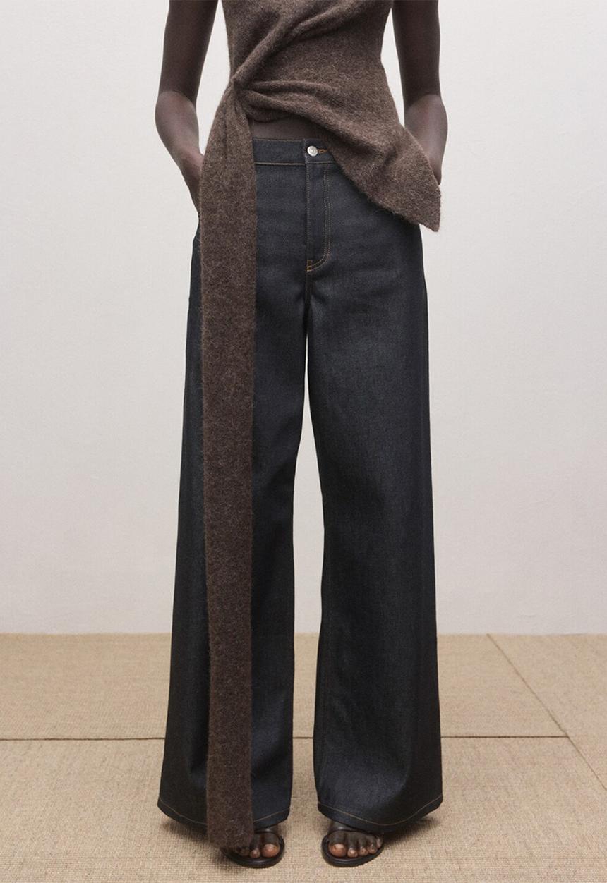 MANGO - Jeans elba- open blue