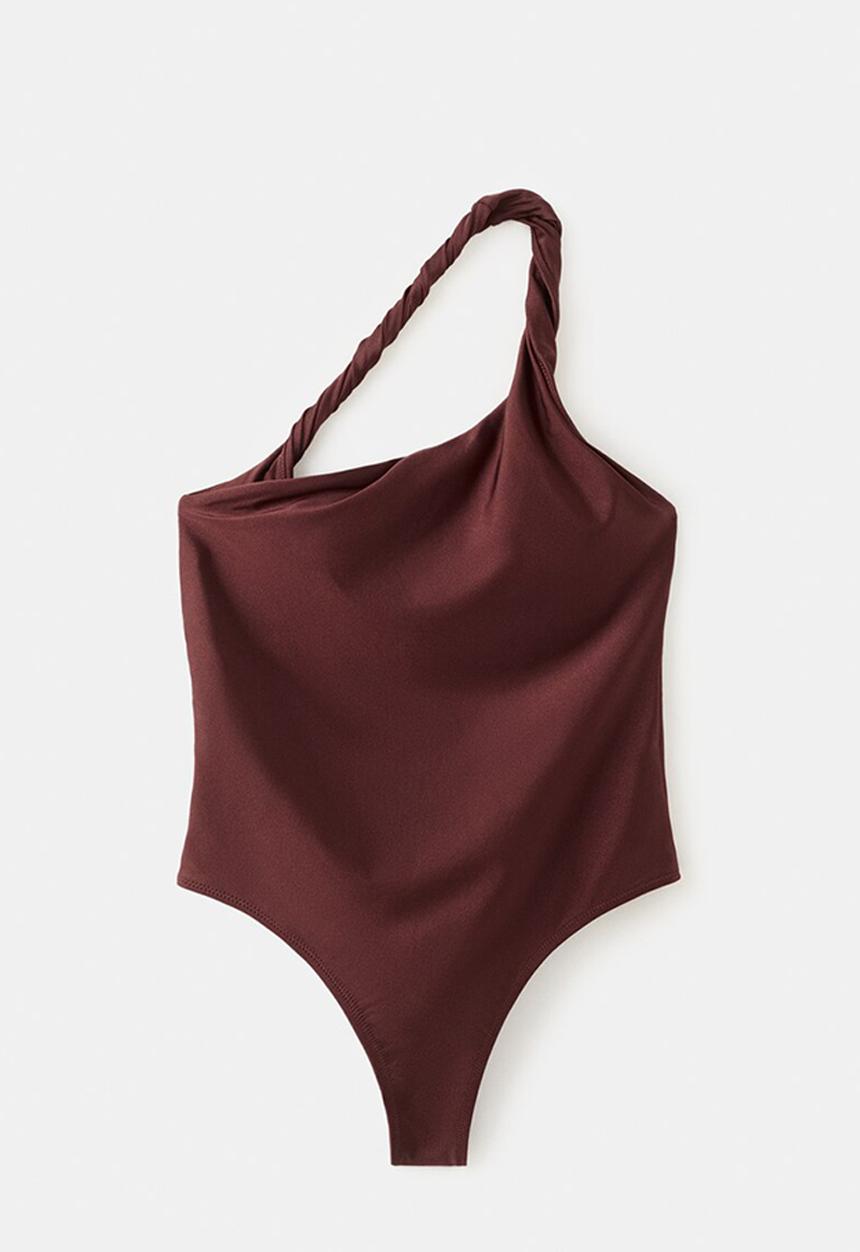 MANGO - Swimsuit rox- dark red