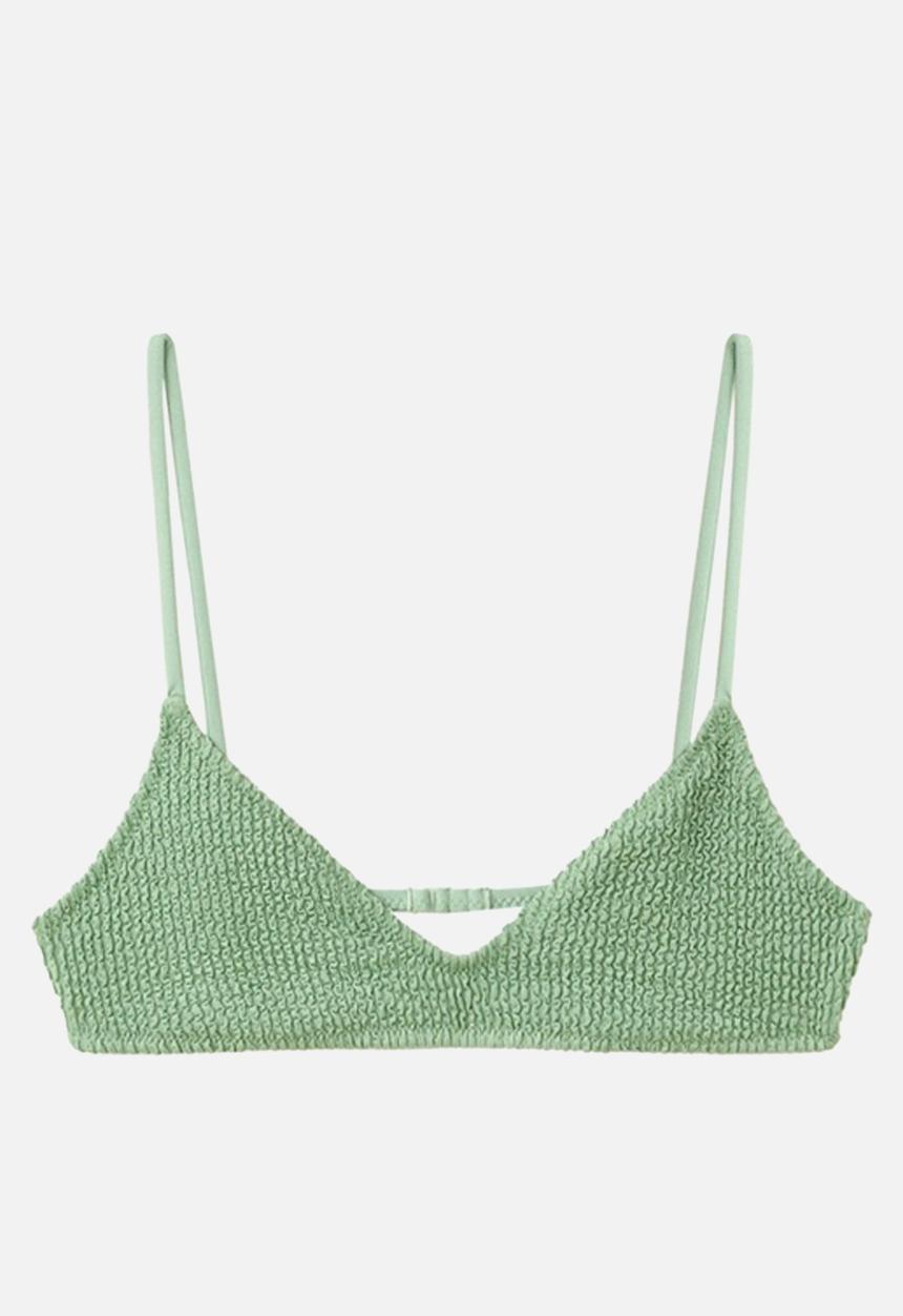 MANGO - Bikini top solene- light/pastel green