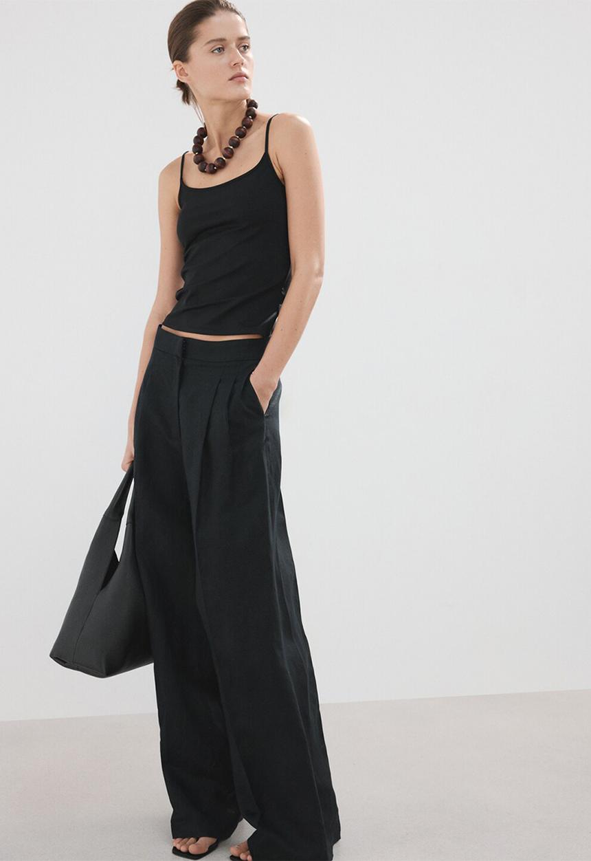 MANGO - Top bacari - black