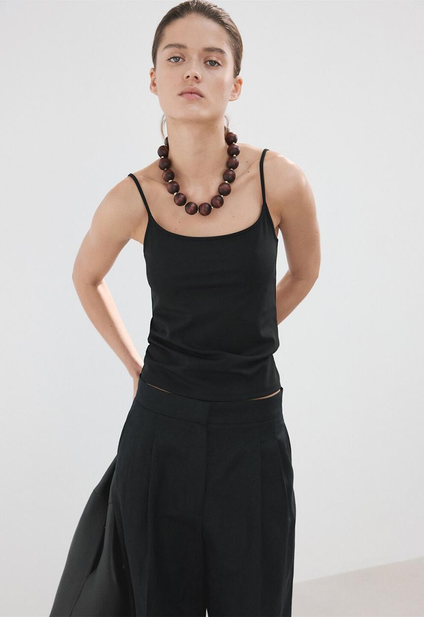 MANGO - Top bacari - black