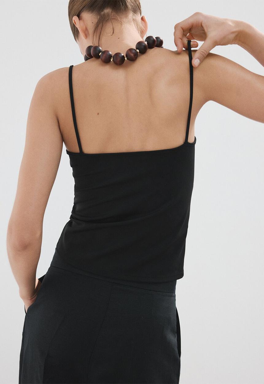 MANGO - Top bacari - black