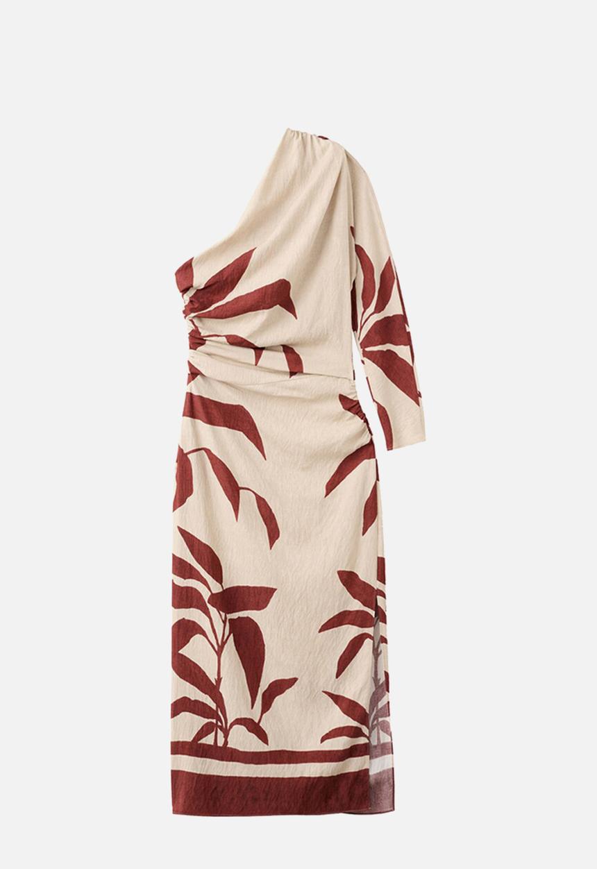 MANGO - Dress yara - light beige