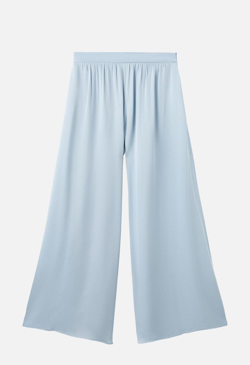 MANGO - TROUSERS AZUR - Mid-Blue