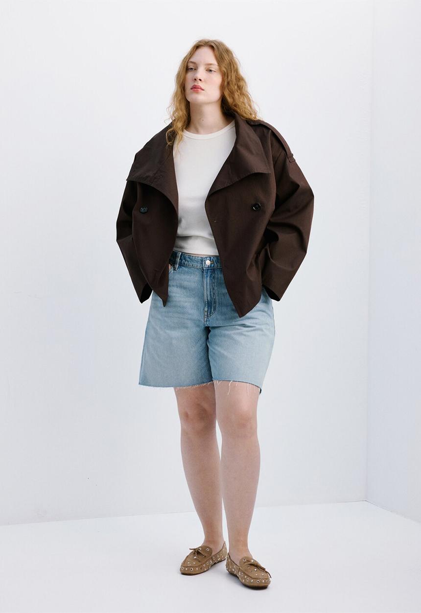 MANGO - Plus bermudas anne - open blue