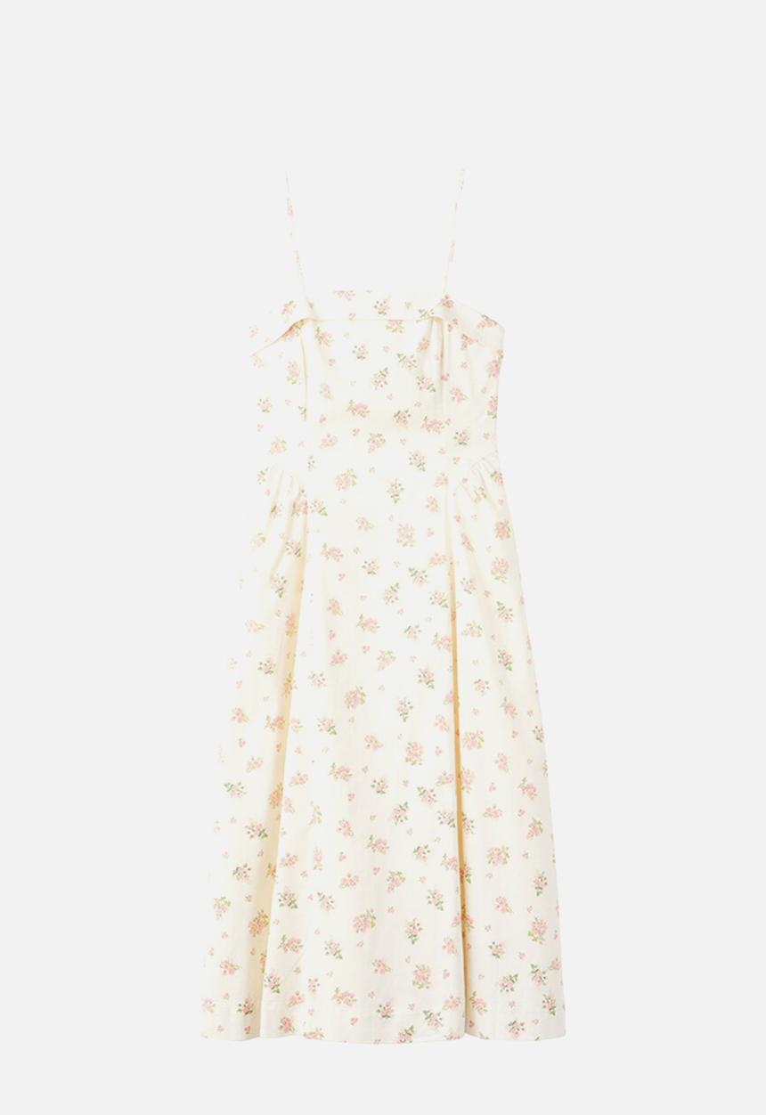 MANGO - Dress ramo - light beige