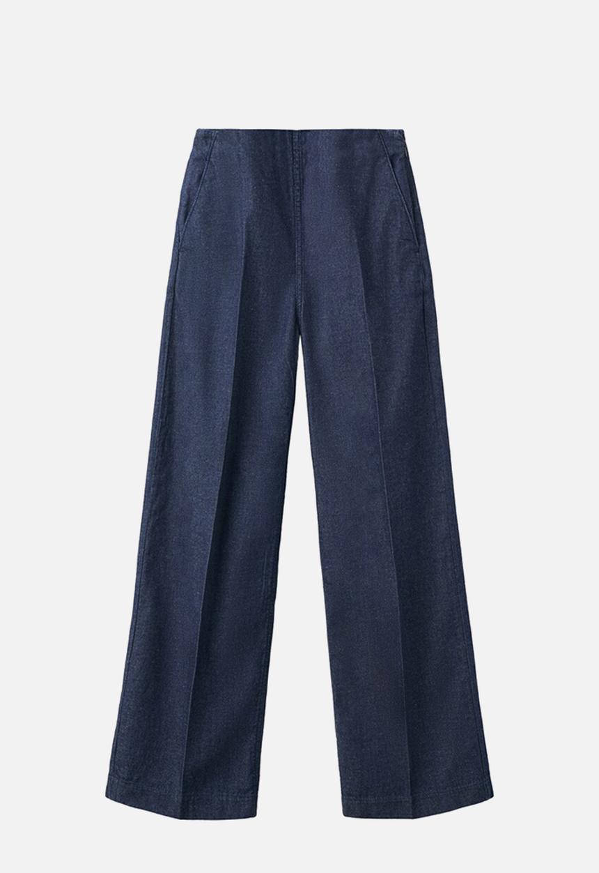 MANGO - Plus trousers carla - open blue