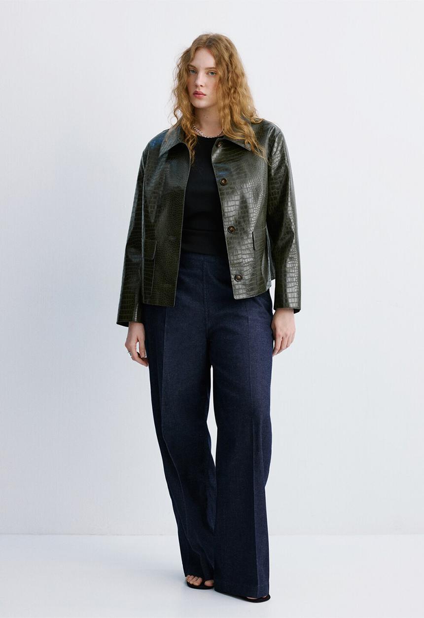 MANGO - Plus trousers carla - open blue