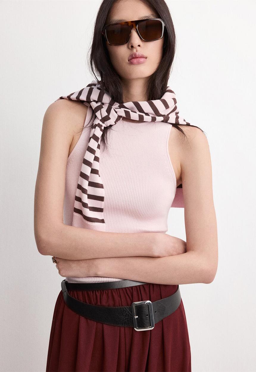 MANGO - Top dalton - light/pastel pink