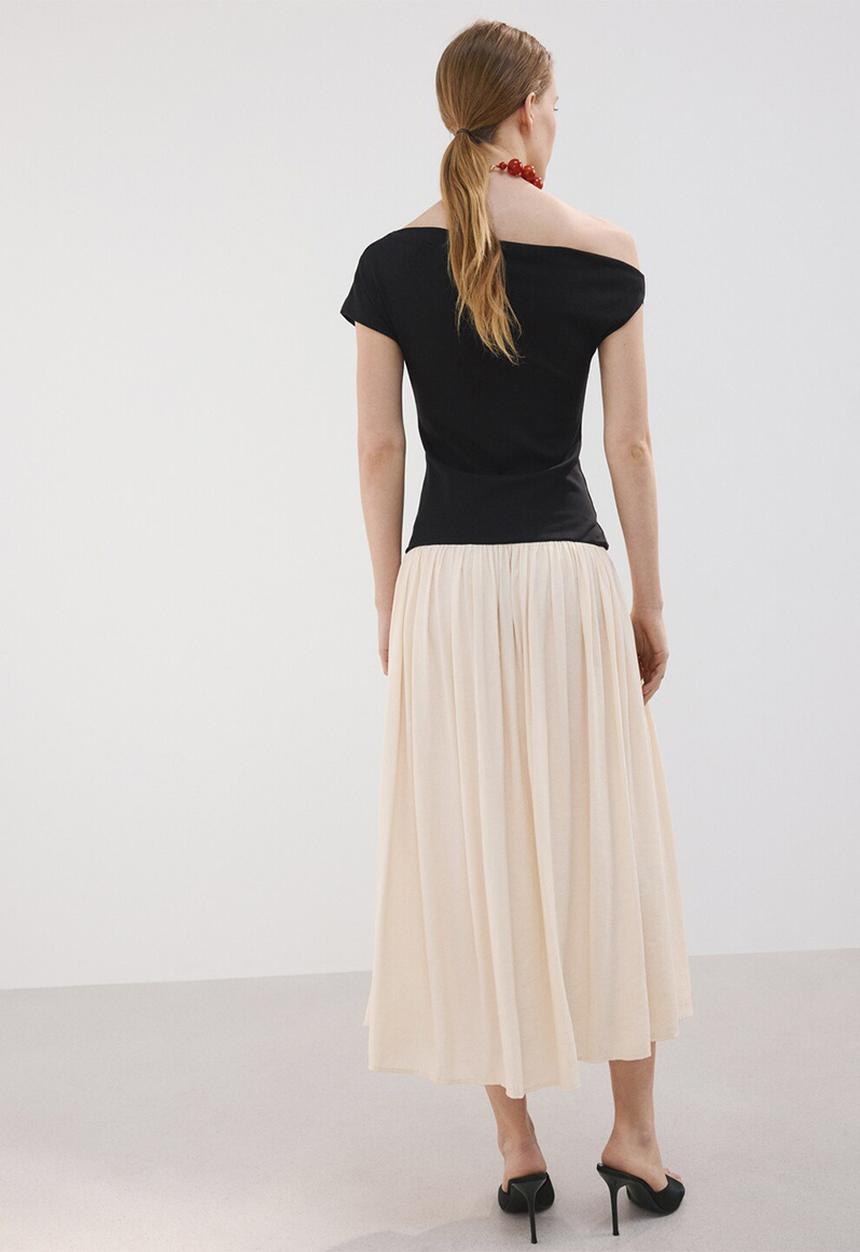 MANGO - Dress gelato - light beige