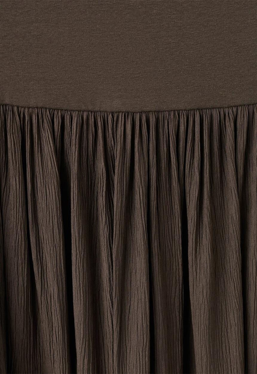 MANGO - Dress gelato - brown