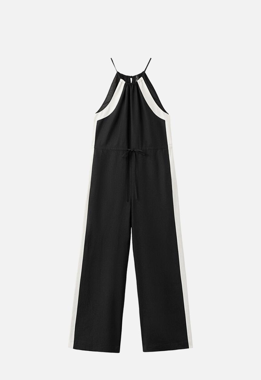 MANGO - Jumpsuit morty - black