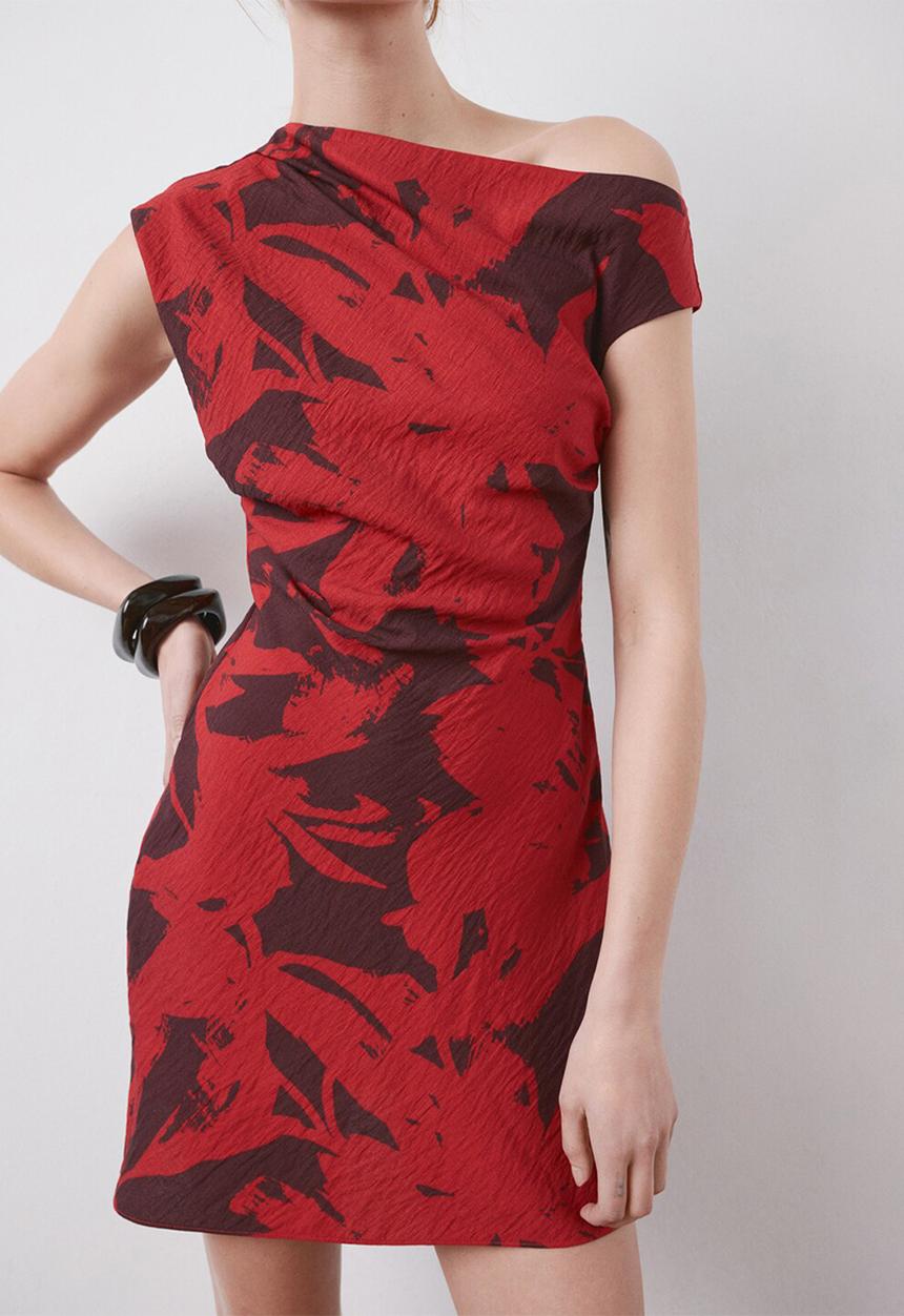 MANGO - Dress nelly - red