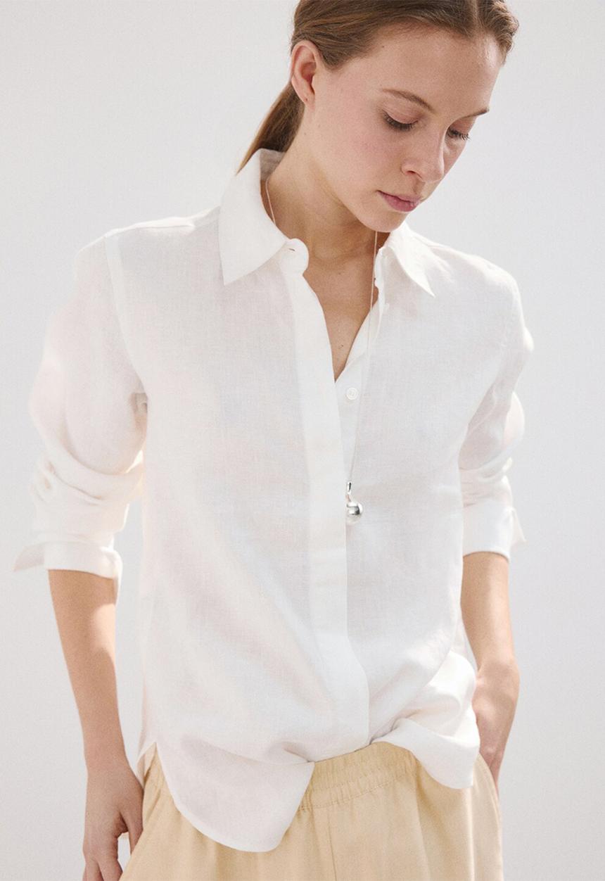 MANGO - Shirt samara - white