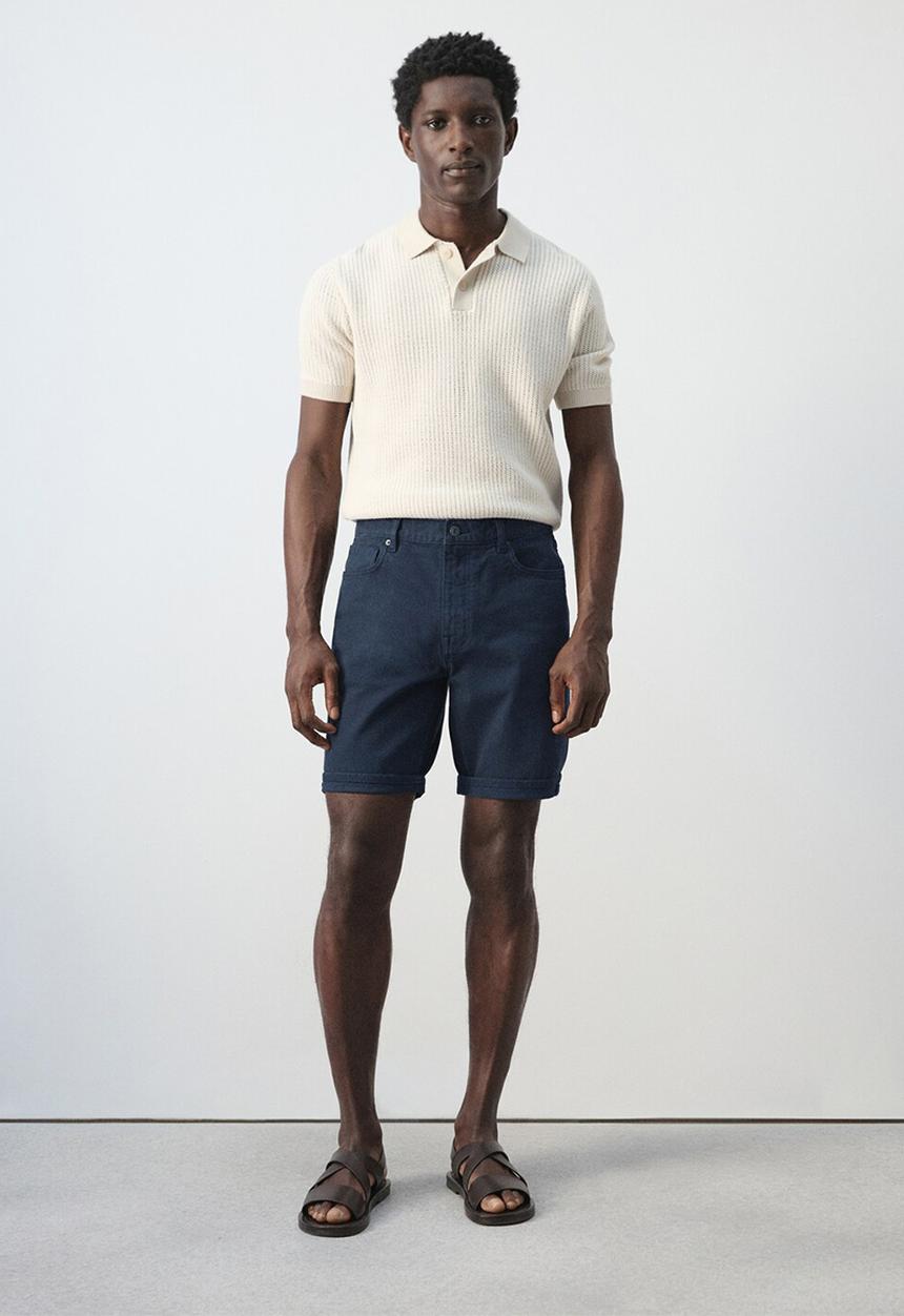 MANGO - Bermudas Nepto - Navy