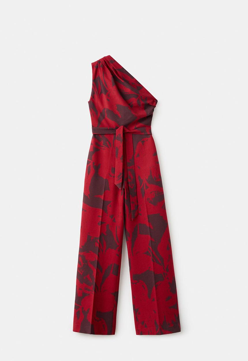 MANGO - Jumpsuit keira2 - red