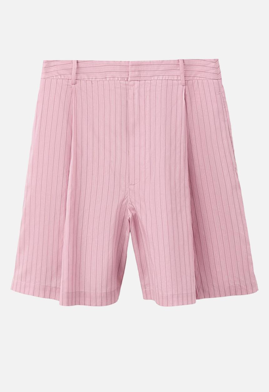 MANGO - Bermudas lombi - light/pastel pink
