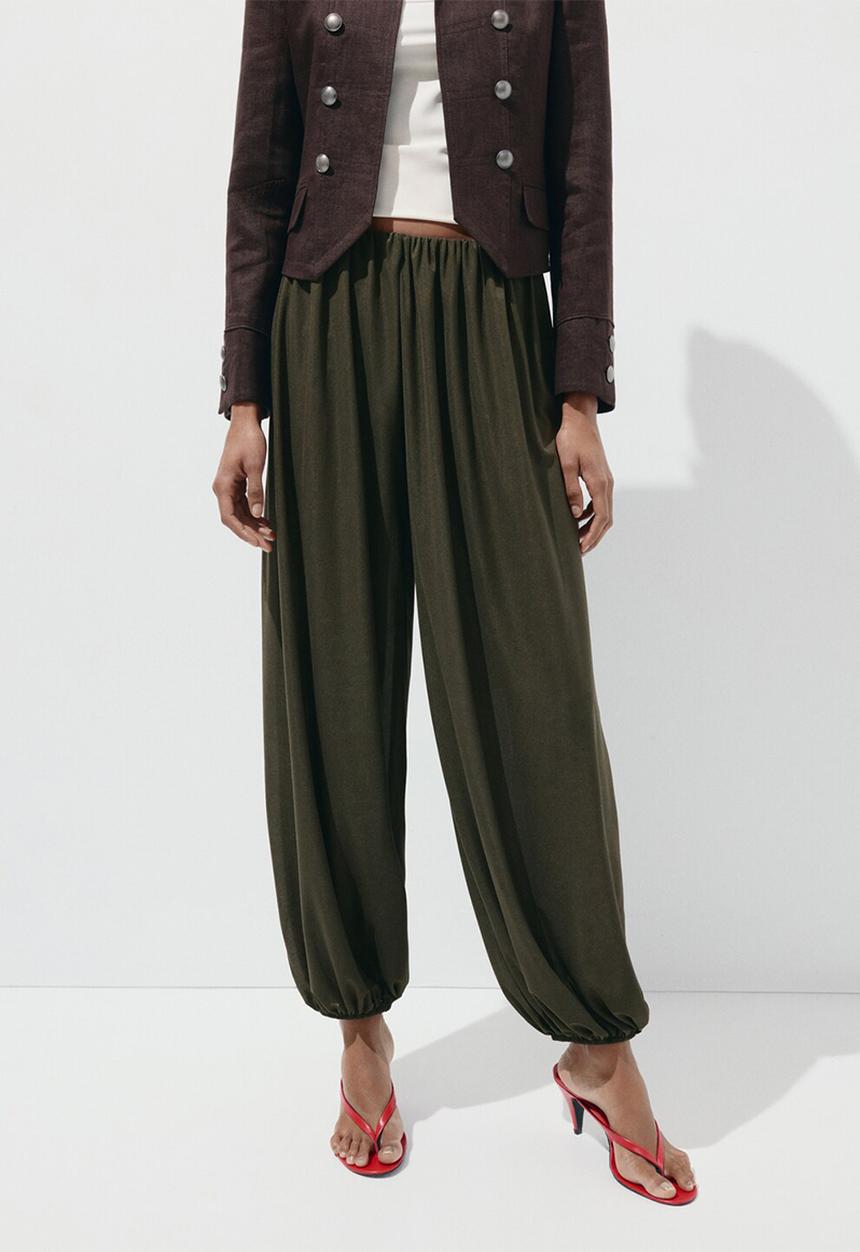 MANGO - Trousers corini - beige/khaki