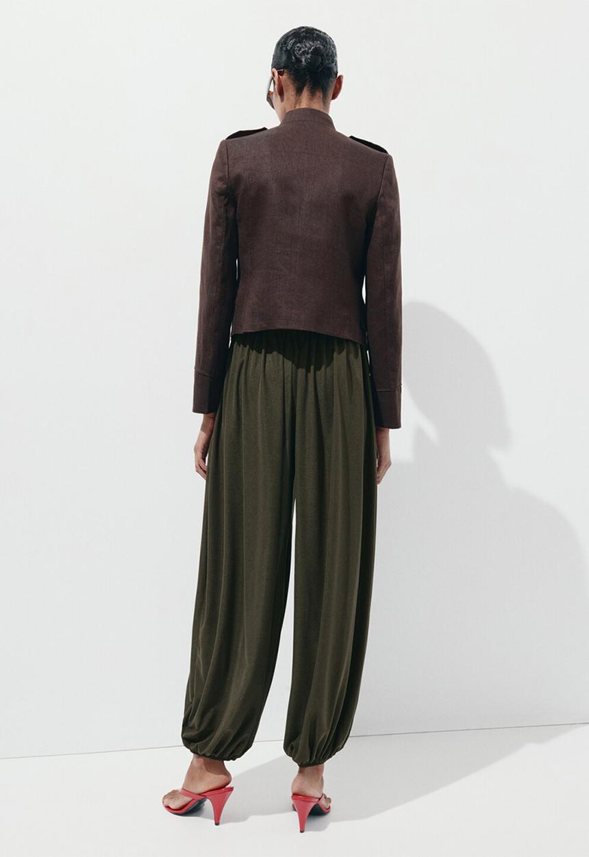 MANGO - Trousers corini - beige/khaki