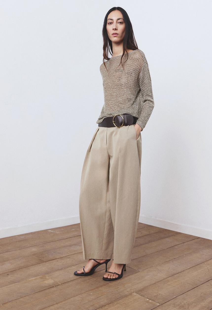 MANGO - Sweater luli - beige/khaki