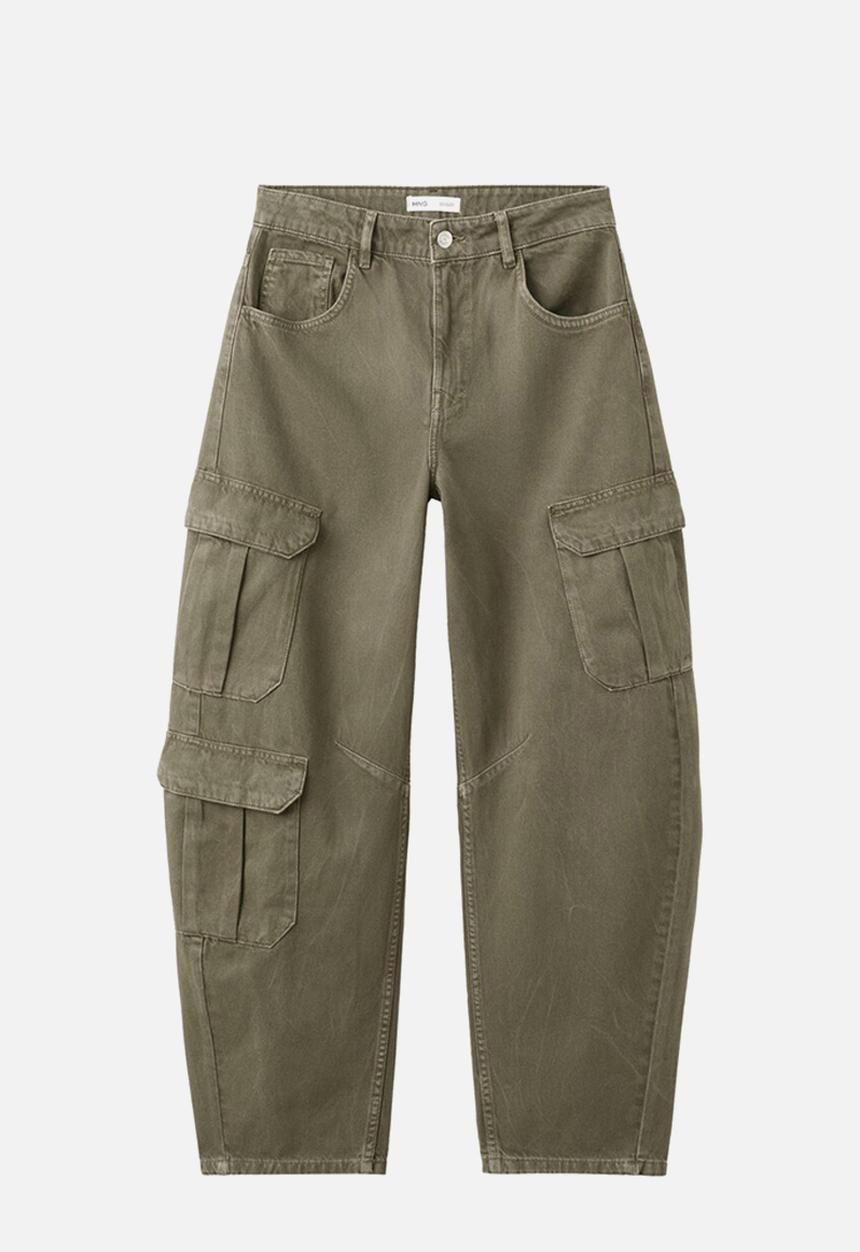 MANGO - Jeans dilly - khaki