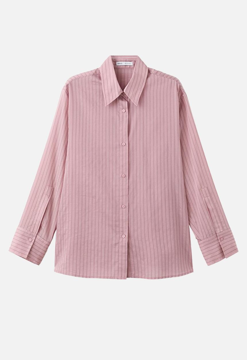 MANGO - Shirt lombi - light/pastel pink