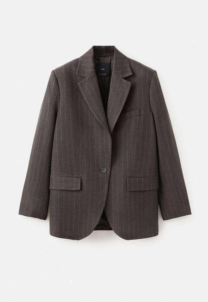 MANGO - Blazer vbbali - dark brown
