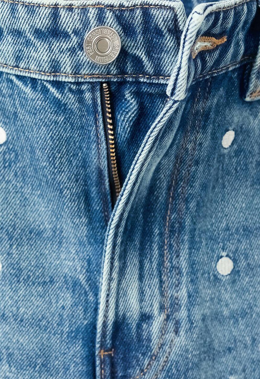 MANGO - Plus jeans lunares - open blue