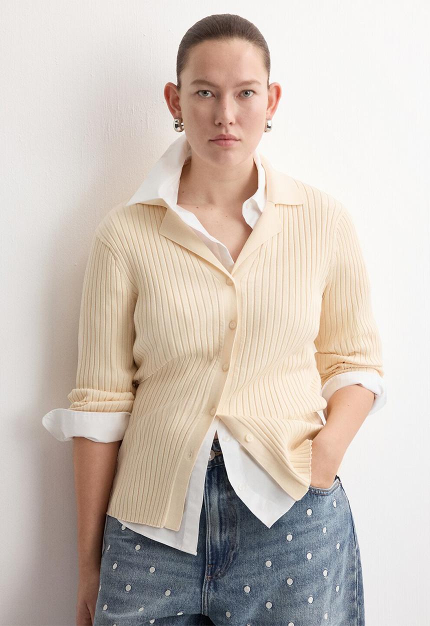 MANGO - Plus jeans lunares - open blue