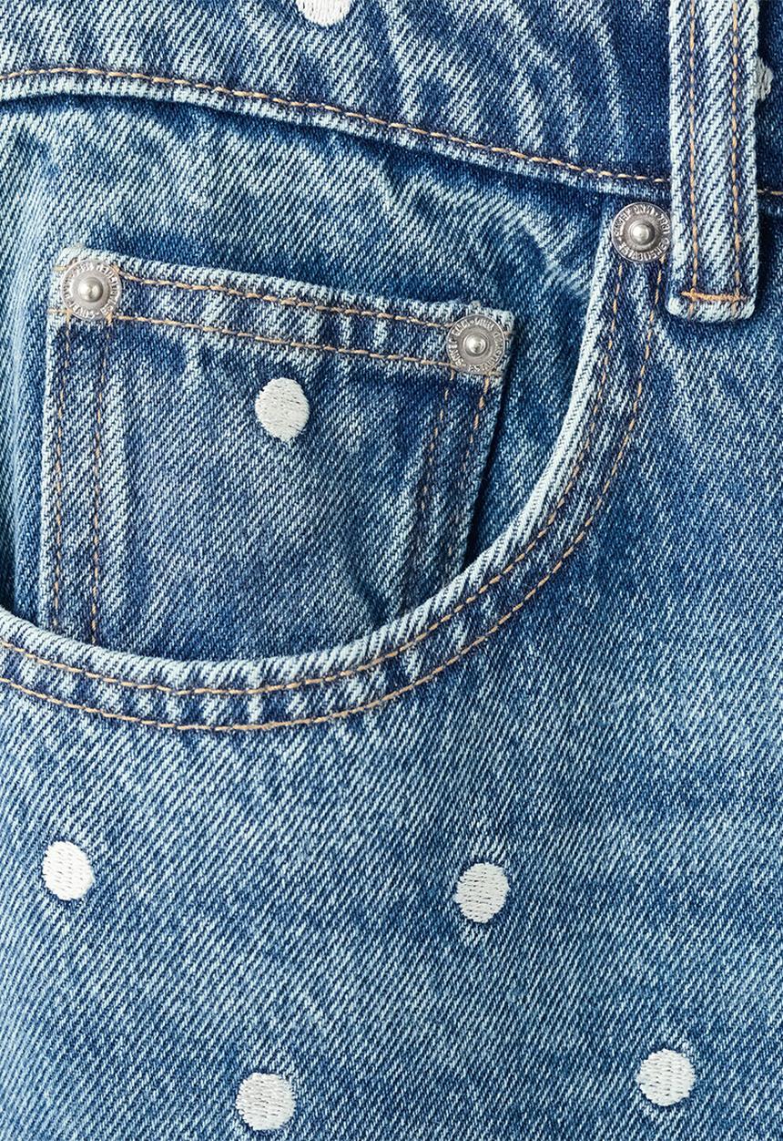 MANGO - Plus jeans lunares - open blue