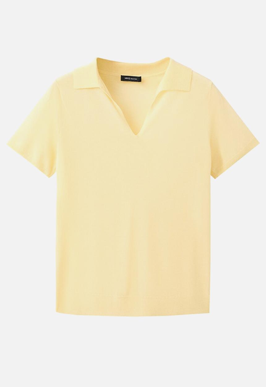 MANGO - Sweater luxon - light/pastel yellow