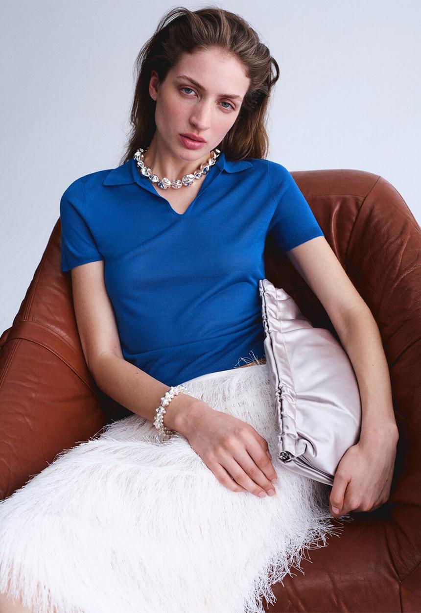 MANGO - Sweater luxon - light/pastel blue