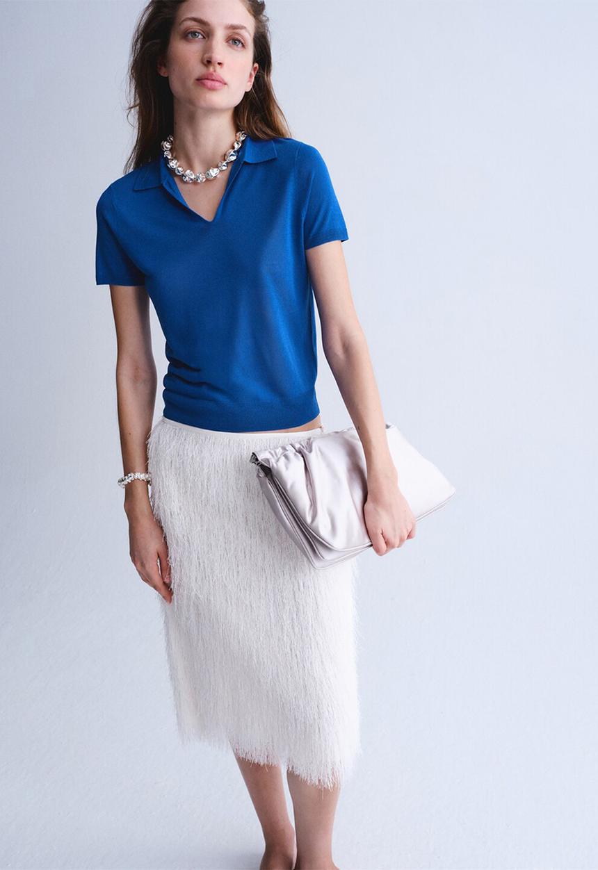 MANGO - Sweater luxon - light/pastel blue