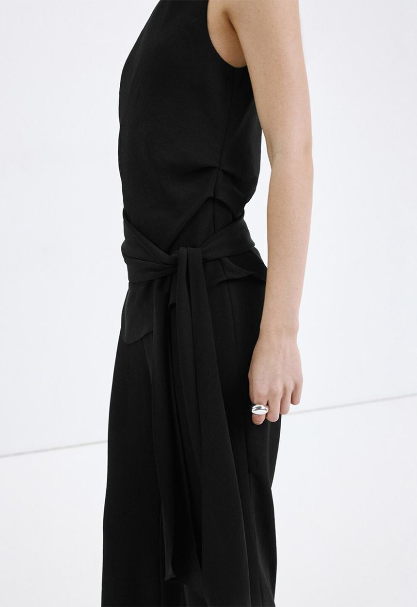 MANGO - Jumpsuit claire - black