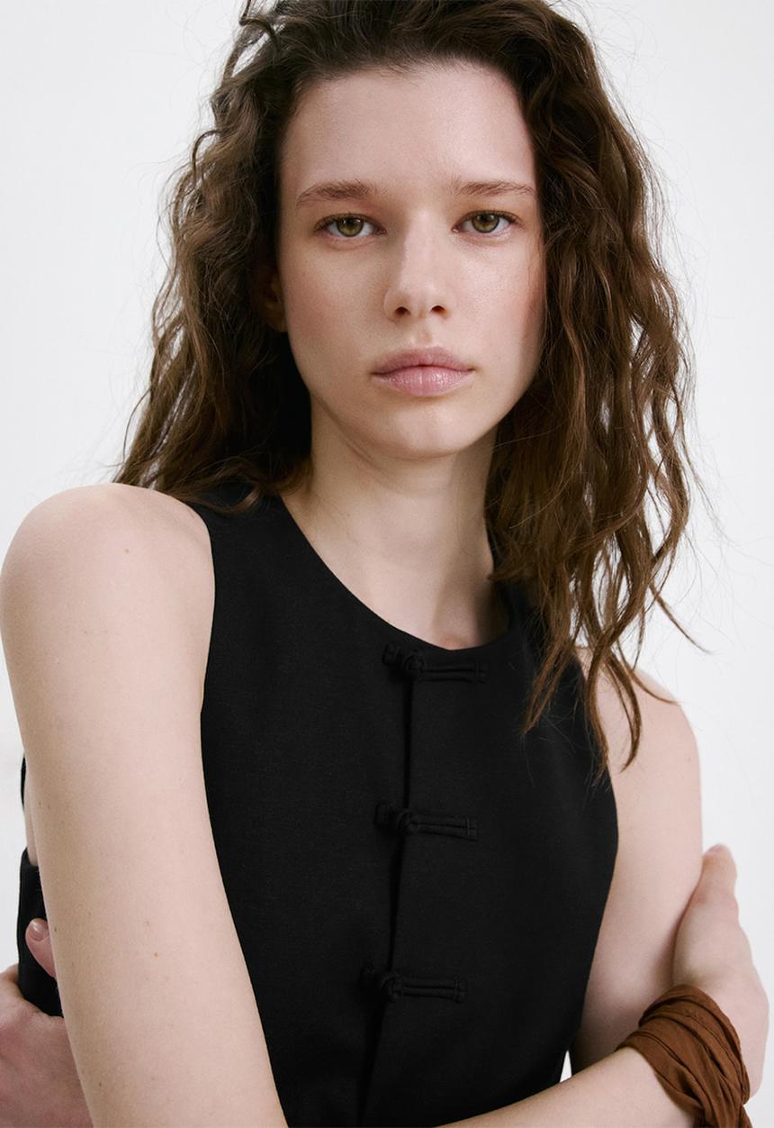 MANGO - Vest laguna - black