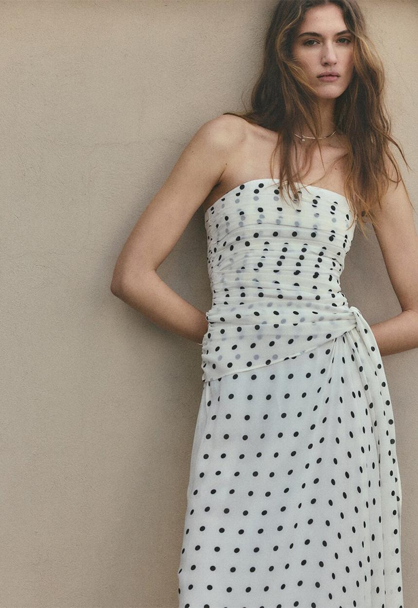 MANGO - Dress elle - natural
