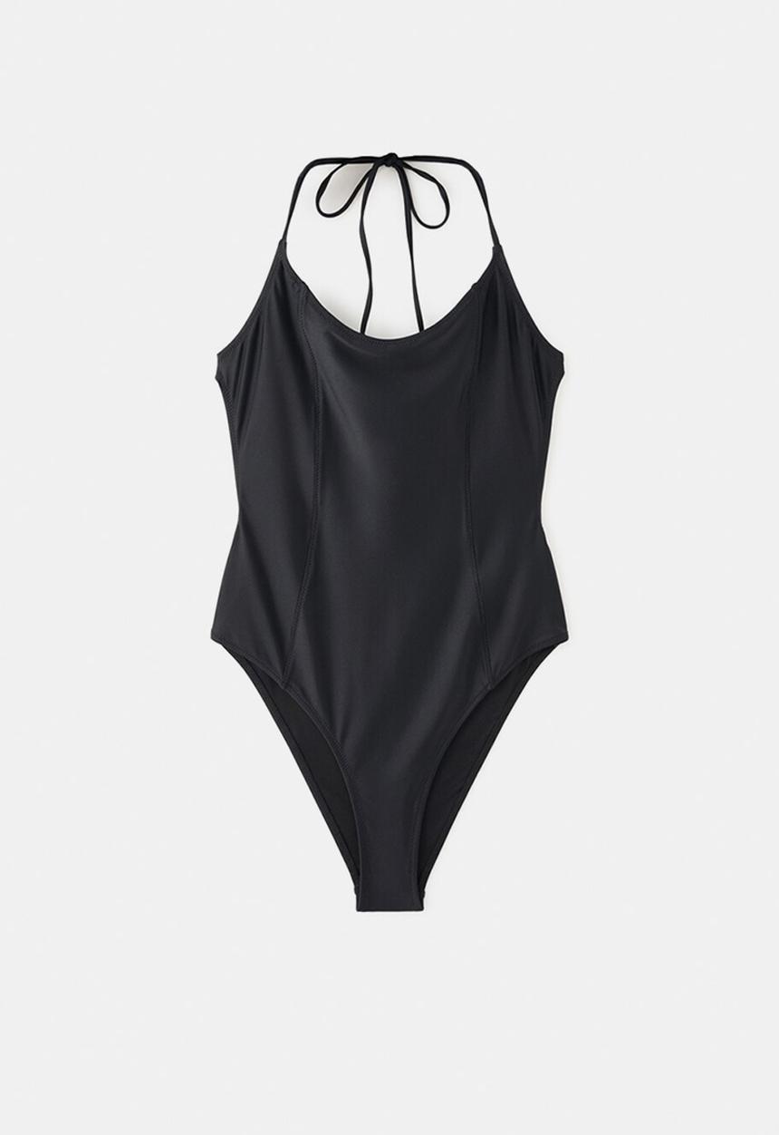 MANGO - Swimsuit moira- black
