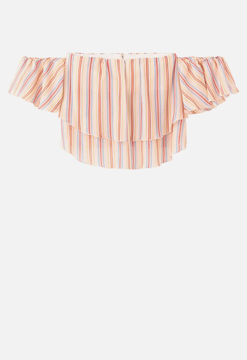 MANGO - Blouse galth - light beige