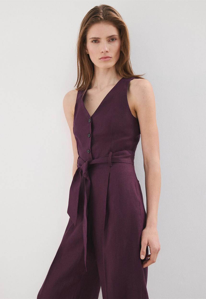 MANGO - Jumpsuit rosanna - medium purple