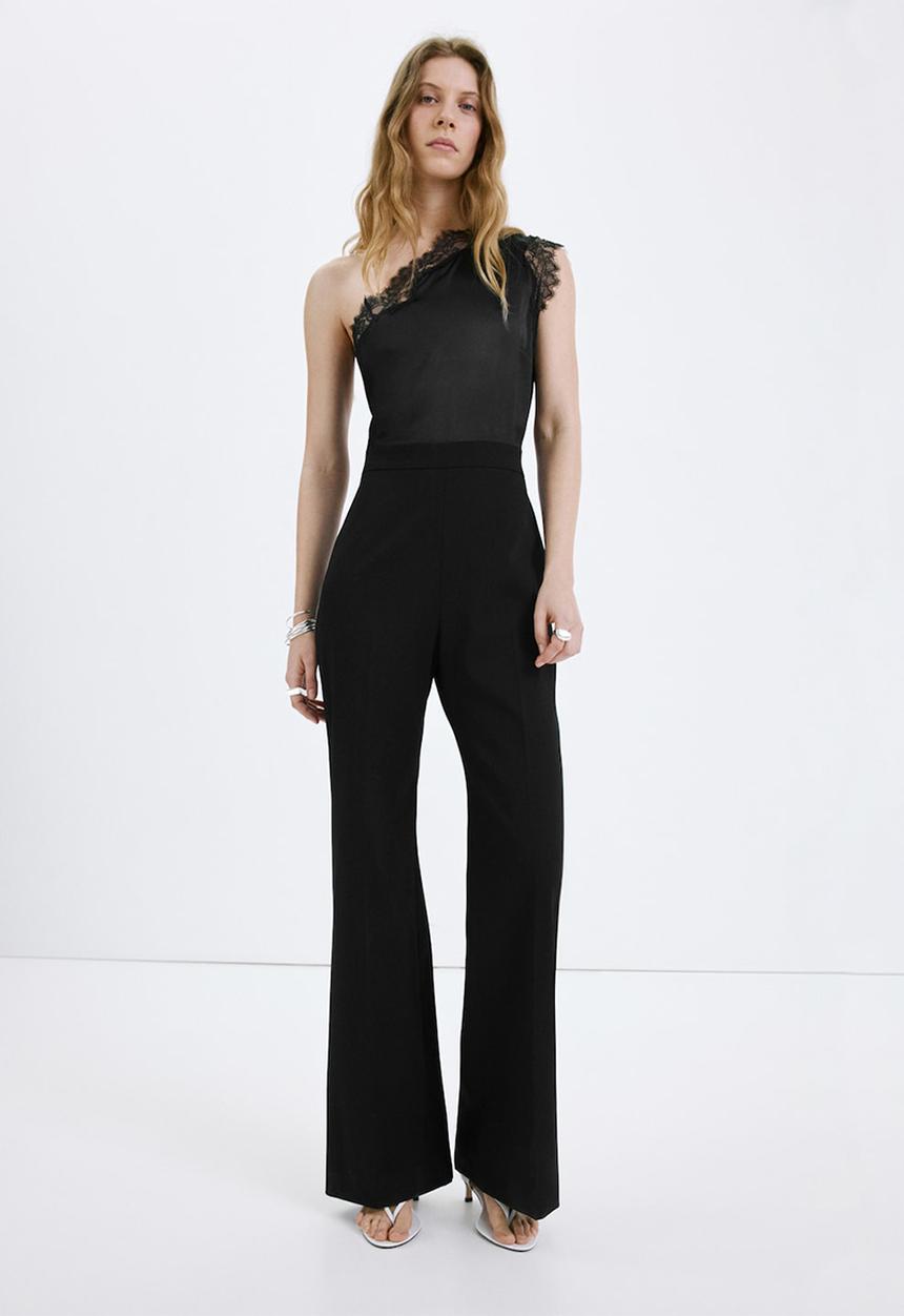 MANGO - Jumpsuit audrey - black