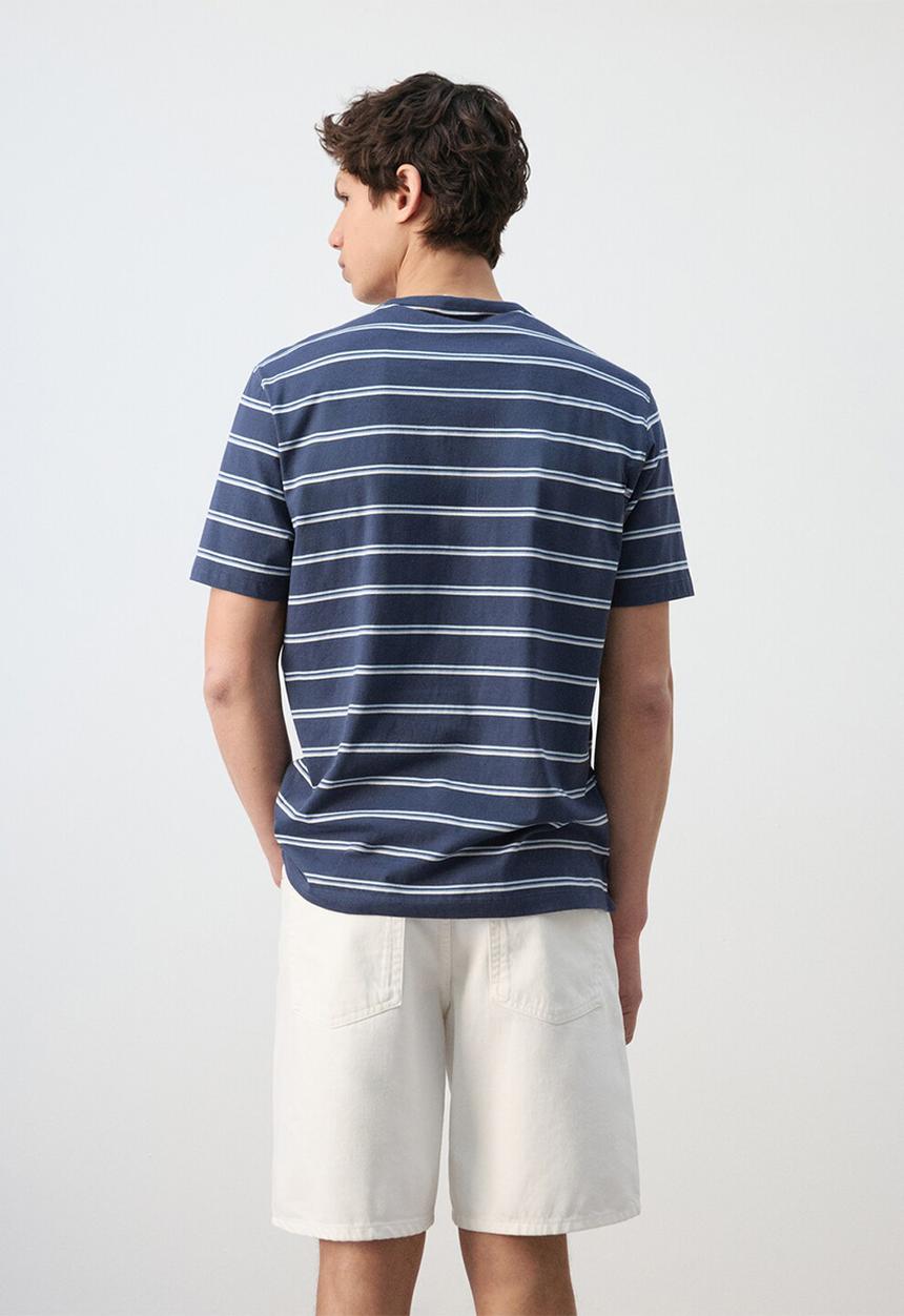 MANGO - T-Shirt Dyer - Navy
