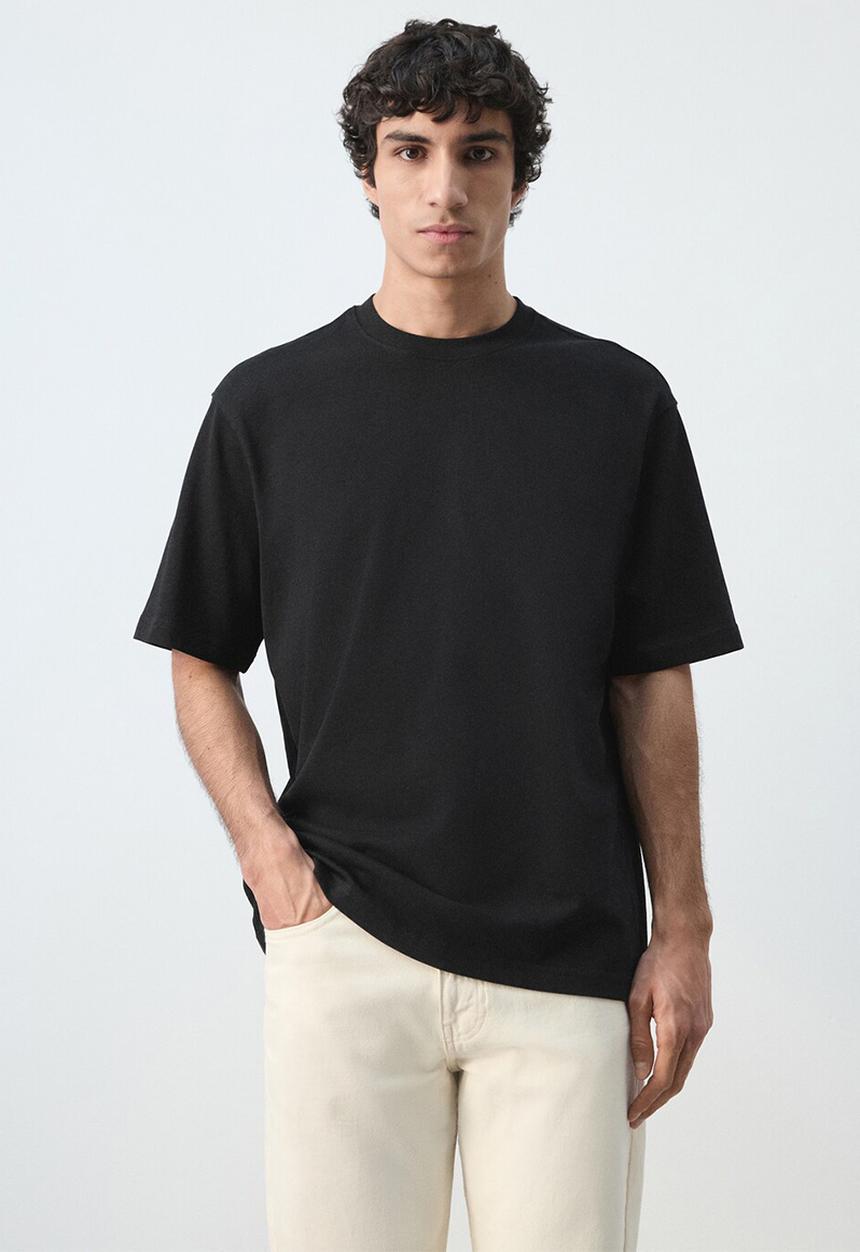 MANGO - T-Shirt Anouk - Black