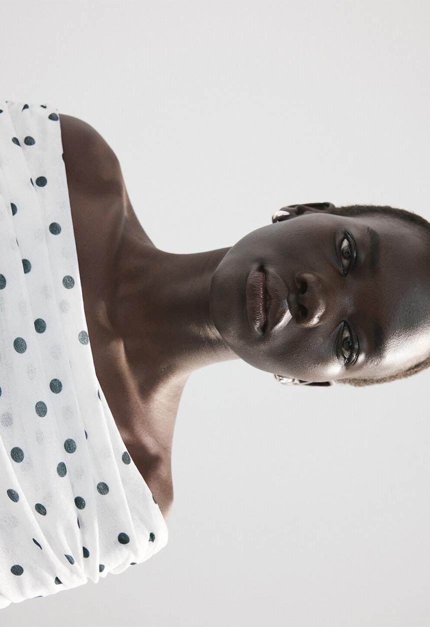 MANGO - Dress nevado - white