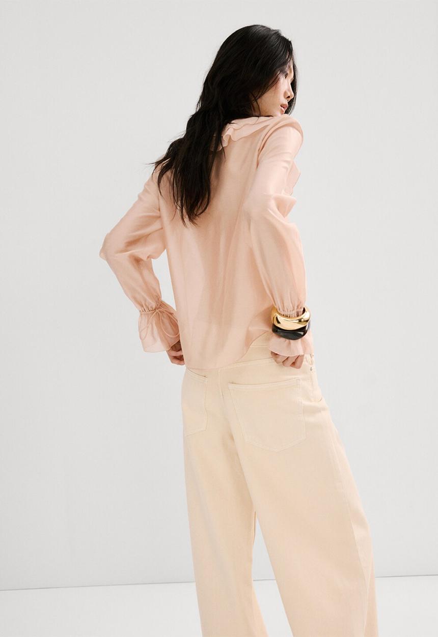 MANGO - Blouse laila- light/pastel pink
