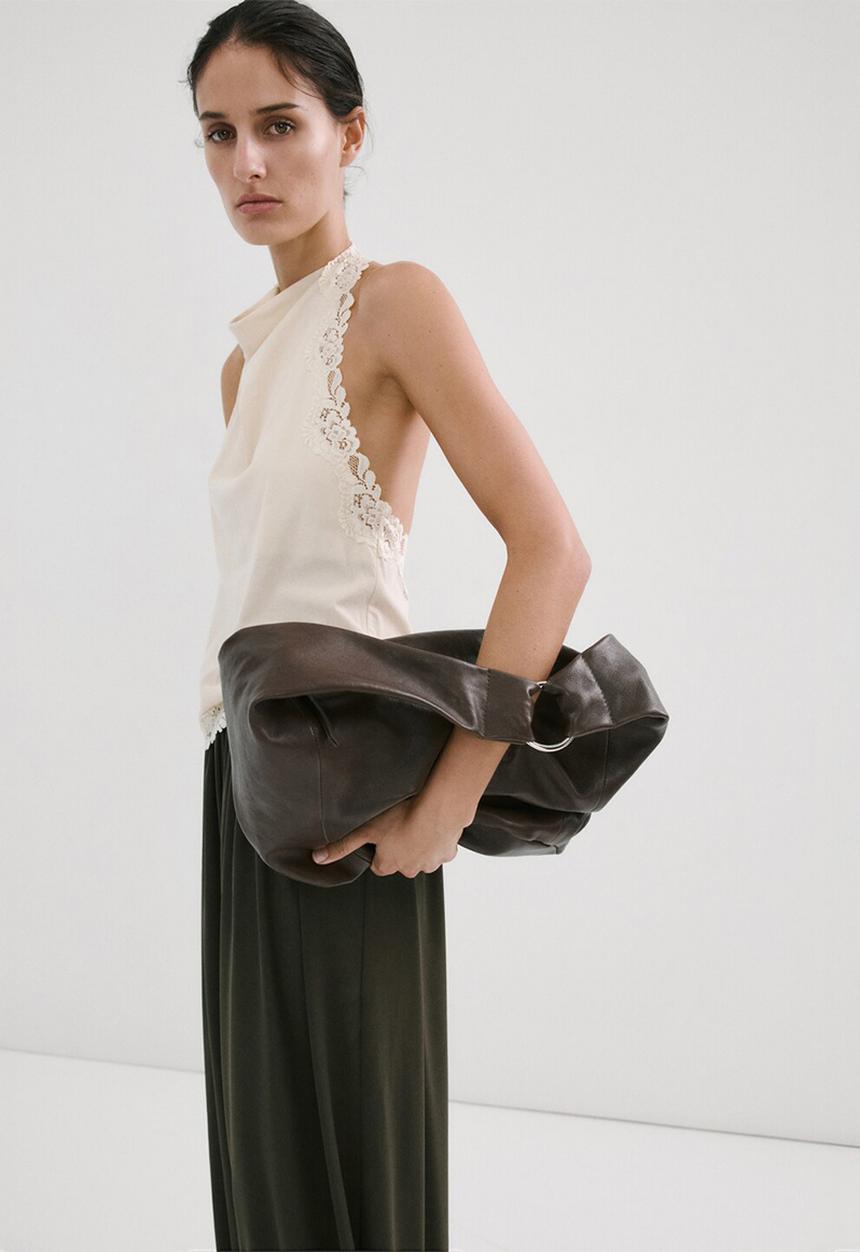 MANGO - Top kristen - light beige