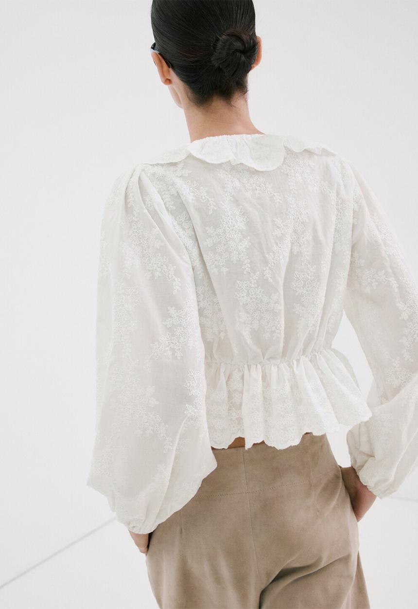 MANGO - Blouse glicine - natural